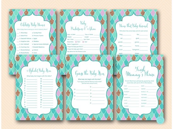 Download Mermaid Baby Shower Fin Fun Blog