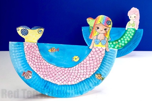 20 Unique Mermaid Crafts for Kids {Easy and Fun!}