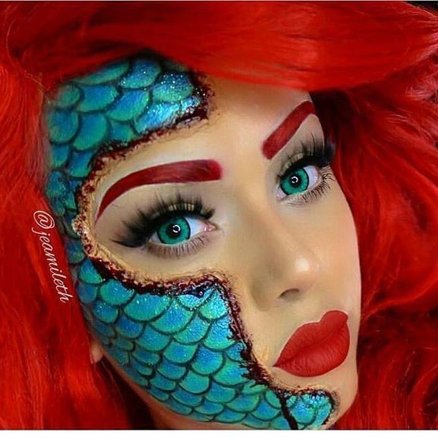 Halloween Mermaid Makeup Inspiration | Fin Fun Blog