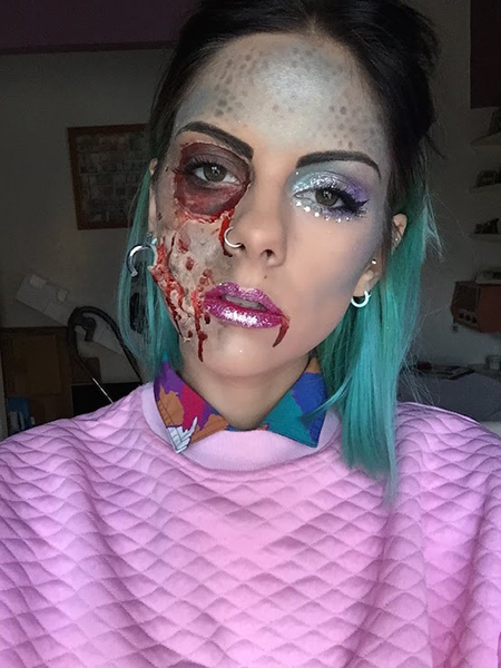 MERMAID MAKEUP, HALLOWEEN TUTORIAL