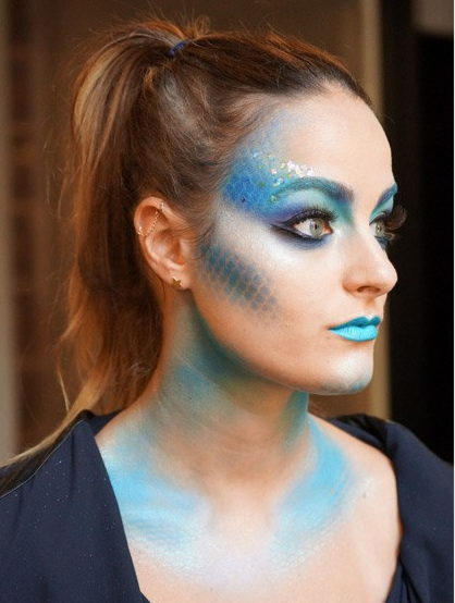 mermaid costume makeup ideas