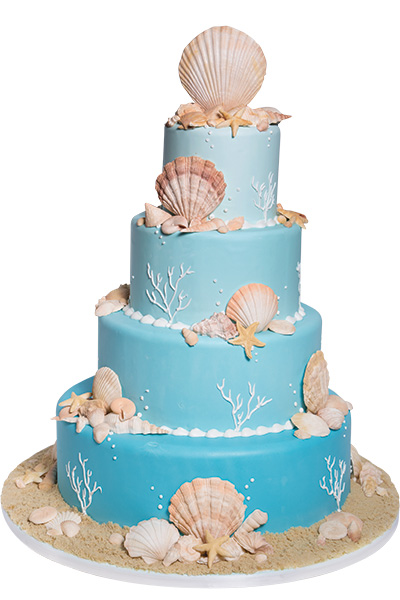 Cool Homemade Under the Sea Birthday Cake | Beach birthday cake, Cool  birthday cakes, Beach cakes