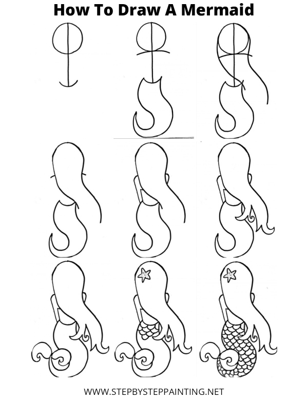 Free How To Draw A Mermaid Tail, Download Free How To Draw A Mermaid Tail  png images, Free ClipArts on Clipart Library