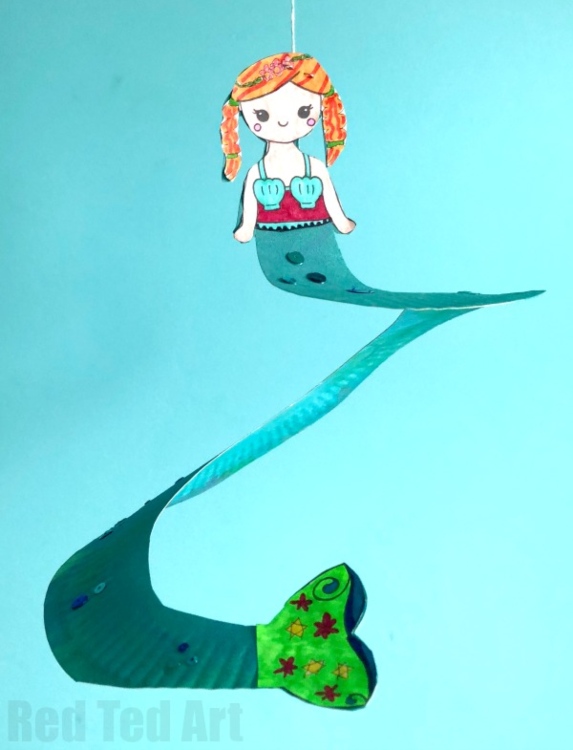 Mermaid Paper Crafts, Under the Sea